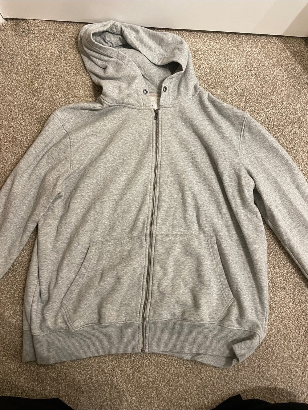 Goodfellow & Co Heather Gray Zip-Up Hoodie